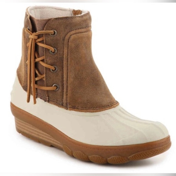 Sperry Shoes - SPERRY TOP-SIDER SALTWATER SPRAY WEDGE DUCK BOOT Sz 11